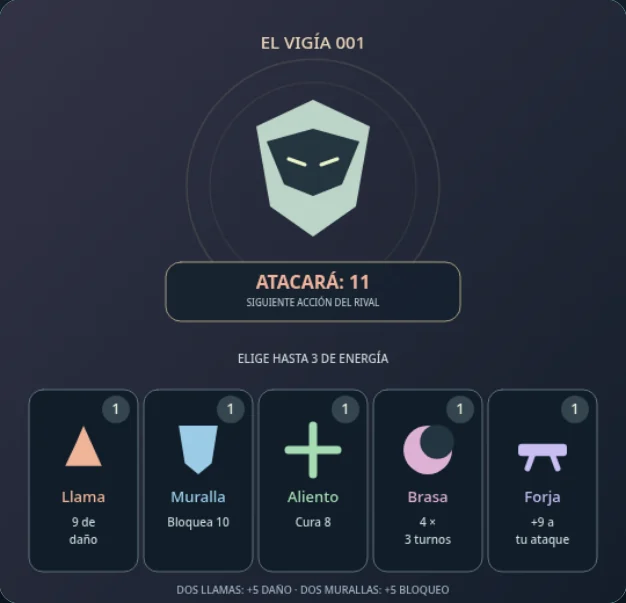 Captura real de la interfaz de FORJA